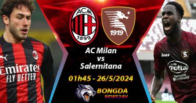 Soi kèo AC Milan vs Salernitana ngày 26/05/2024 lúc 01h45 - VĐQG Italia