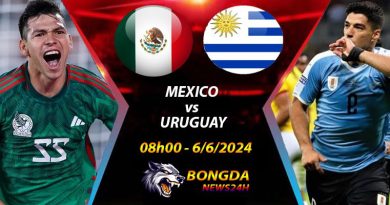 Nhận định, soi kèo Mexico vs Uruguay lúc 08h00 ngày 6/6/2024