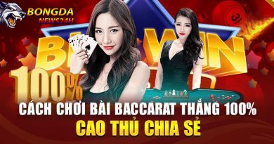 5 cách đánh baccarat trực tuyến luôn thắng hiệu quả