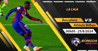 Soi kèo Barcelona vs Athletic Bilbao ngày 25/8/2024