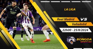 Soi kèo Real Madrid vs Valladolid ngày 25/8/2024